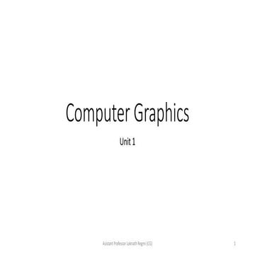 Chapter-1.pdf of Computer Graphics: Introduction and Application
