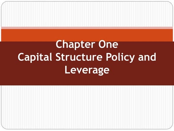 TYPES OF LEVERAGE - FINANCIAL MANAGEMENT | PPT