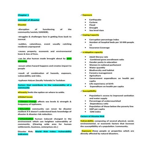 Disaster Readiness and Risk Reduction Module 1 | PDF