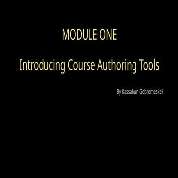 Introduction to Articulate storyline 360