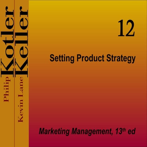 Setting product strategy