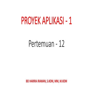 Proyek TI - Chapter 12
