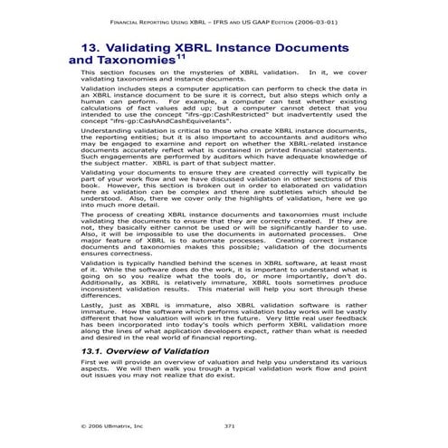 Chapter 13-validating xbrl