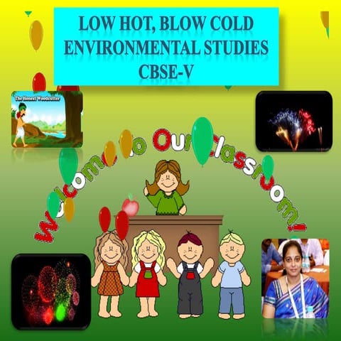BLOW HOT, BLOW COLD - ENVIRONMENTAL STUDIES CBSE-V