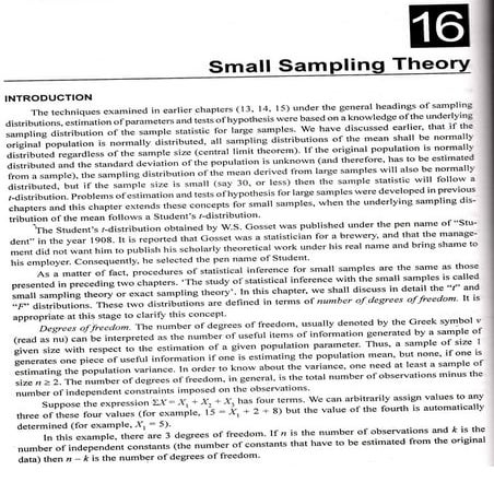 Sampling theory