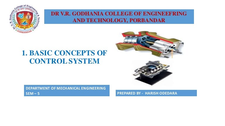 Chapter 1 basic components of control system