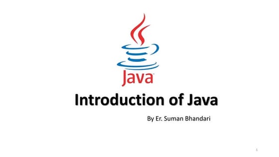 Presentation on Core java | PPTX