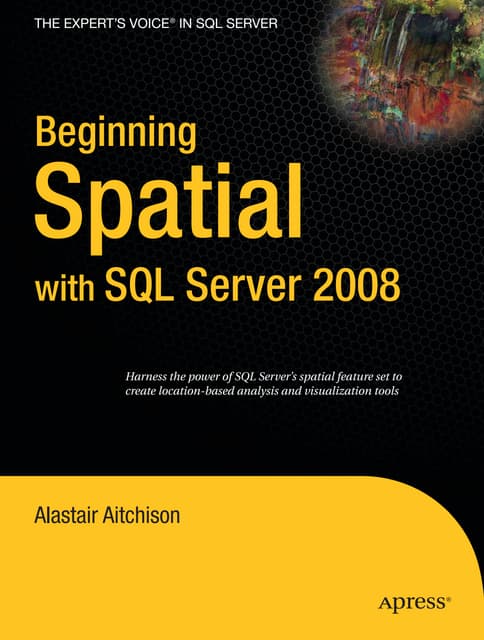 Chapter 2-beginning-spatial-with-sql-server-2008-pt-i