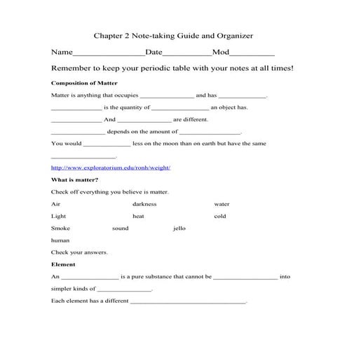 Scientific method notes | PPT
