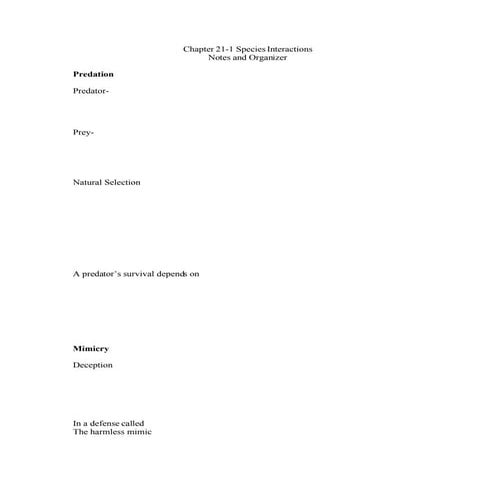 Chapter 1 Notes - Student Handout | DOC