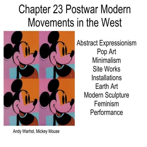 KCC Art 211 Ch 23 Postwar Modern Movements In The West