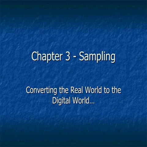 Chapter 3 | PPT
