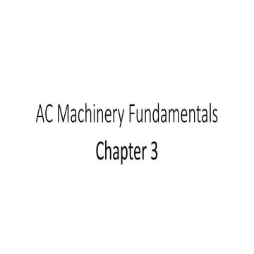 Chapter- Synchronous generator for Machine 2