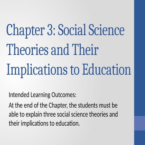SOCIAL SCIENCE THEORIES AND THEIR IMPLICATIONS TO EDUCATION.pptx