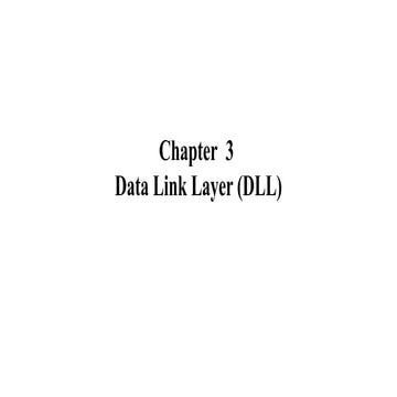 Presentation on Elementary Data Link Protocols | PPTX