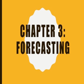 CHAPTER-3-FORECASTINg a lecture nottes for ttthe stud