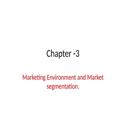 STP and Marketing Environment.pptx unit 3