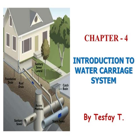 chapter-4- Water Carriage Sanitation System | PPTX