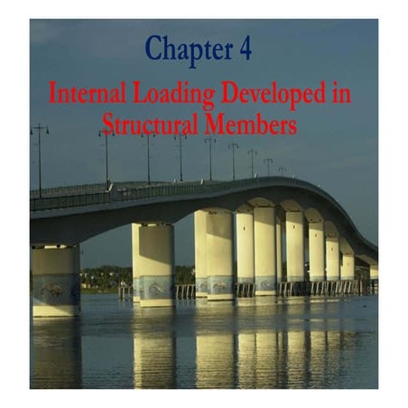 Chapter 4-internal loadings developed in structural members