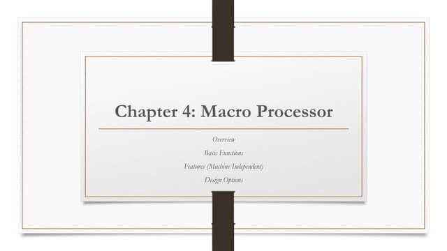 Macro-processor