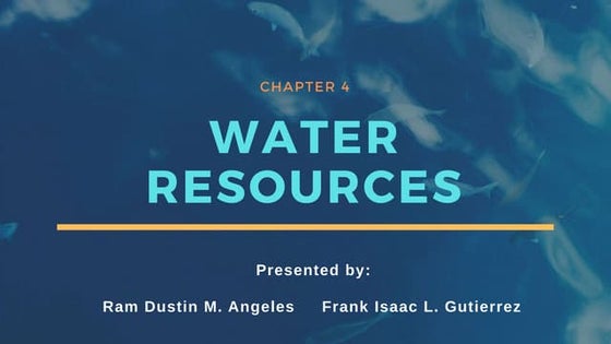 Grade 11 Chapter 4 Module Earth Science : Water Resources | PPTX ...