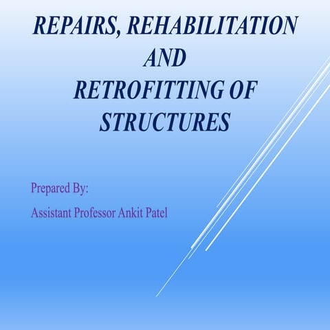 Chapter 4 repair, rehabilitation & retrofiiting