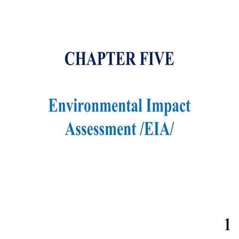 Environmental Impact Assessment, chapter-5.ppt