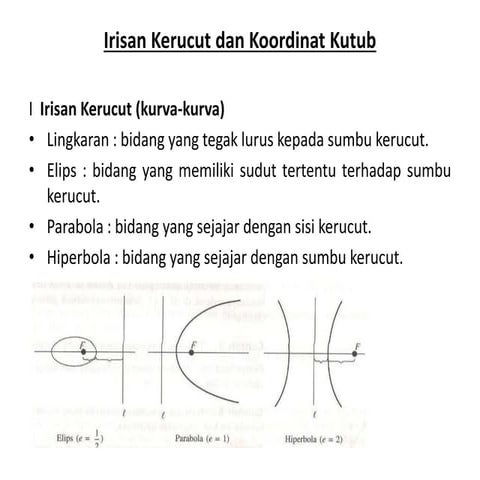 Chapter 5-irisan-kerucut1