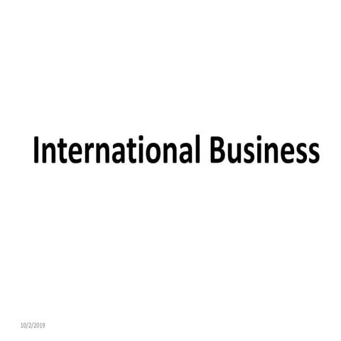 International Business