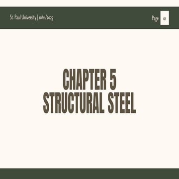 Comprehensive Structural Steel Design and Specification Guidelines for ...