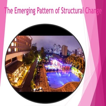 The Emerging Pattern of Structural Change
