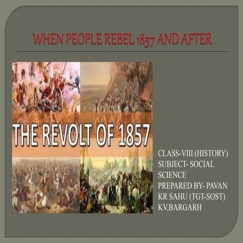 when people rebel 1857 and after