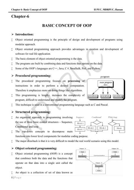 Basic concept of OOP's | PPT
