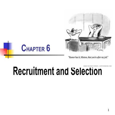 Chapter 6   Recruitment And Selection