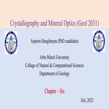 Chapter-6 Geol 2031 Optical Mineralogy.pptx