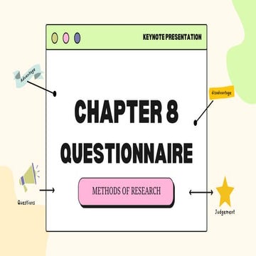 CHAPTER-8-QUESTIONNAIRE.pdf methods of research | PDF