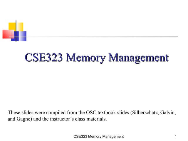 Chapter 8 Memory Ppt Chapter 8 Memory Ppt