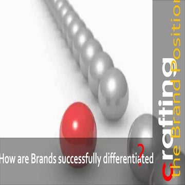 Brand differentiation | PPTX