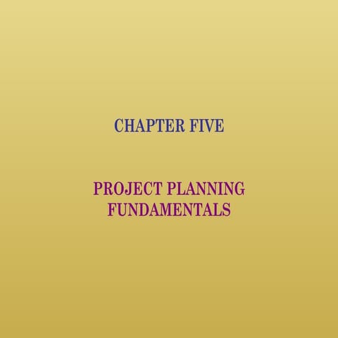 Project Management Chapter -five 01.pptx