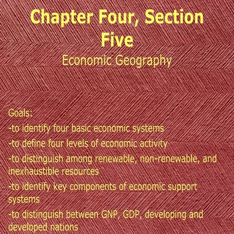 Chapter Four, Section 5