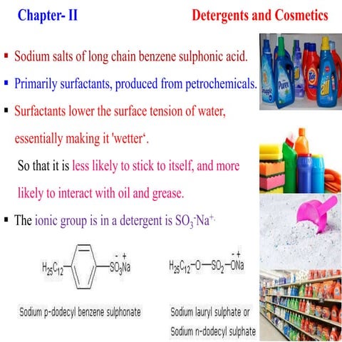 Chapter -II Detergents  & Cosmetics.pptx