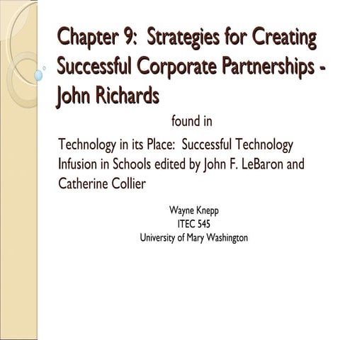 Chapter Presentation 2 (2003)