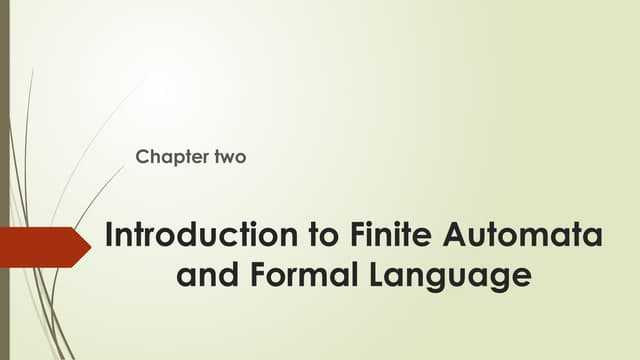 Chapter-twoChapter-three automata and complexity theory .pptx