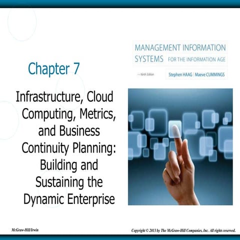 Chapter007.Infrastructure, Cloud Computing, Metrics, and Business Continuity ...
