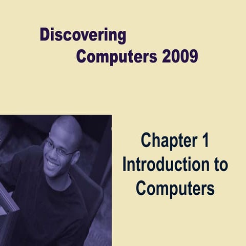 CIS 110 Chapter 1 Intro to Computers | PPT
