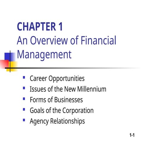 Chapter01.ppt Overview of Financial Management