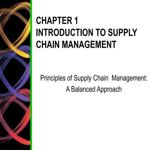 Presentation on supply chain management | PPTX