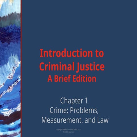 Introduction to criminal justice chapter 1 | PPTX