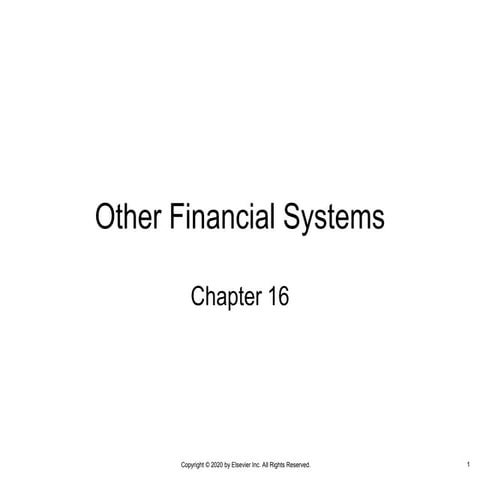 Ch 16 Other Financial Systems