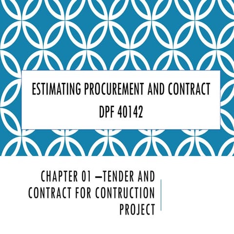 estimate procurement and contract in const.pdf